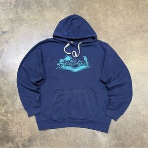 Cobalt Boats Graphic Hoodie Mens XL Blue Boating Sweatshirt